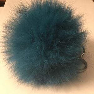 💯 Authentic Fox fur Keychain/bag accessory/charm